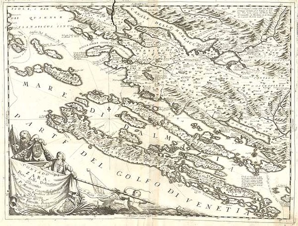 27-Europe, Balkans and Balearic Islands Map By Vincenzo Maria Coronelli