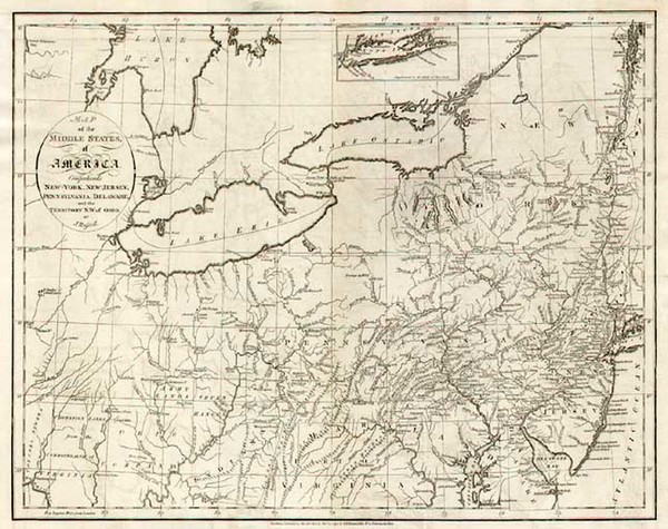 51-Mid-Atlantic and Midwest Map By John Russell