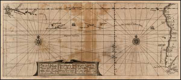 74-Southern Hemisphere, South America, Pacific, Australia and Oceania Map By Theodor De Bry