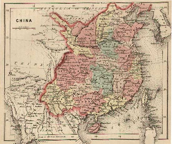 31-Asia and China Map By Morse & Gaston