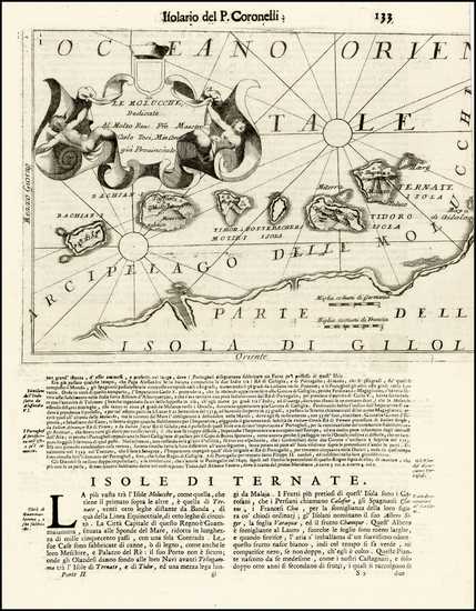 4-Southeast Asia, Indonesia and Other Islands Map By Vincenzo Maria Coronelli