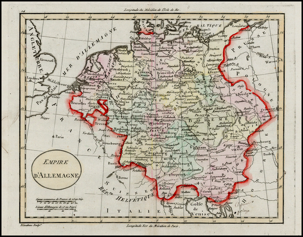 39-Poland, Czech Republic & Slovakia, Baltic Countries and Germany Map By Alexandre Blondeau