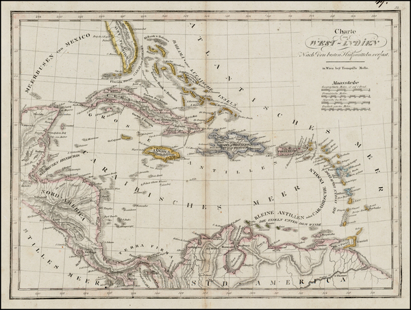 27-Southeast, Caribbean and Central America Map By Tranquillo Mollo