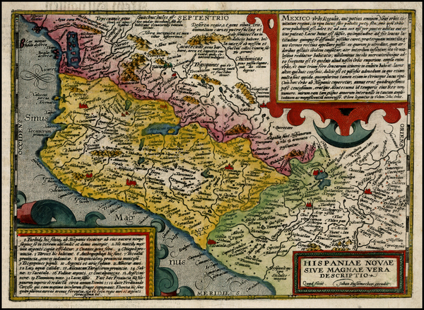 14-Mexico Map By Matthias Quad - Johann Bussemachaer