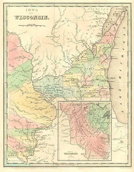 83-Midwest and Plains Map By Thomas Gamaliel Bradford