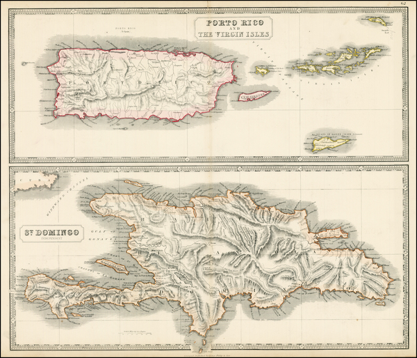 32-Caribbean Map By George Philip  &  Son