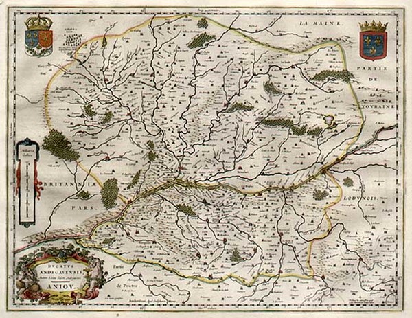 64-Europe and France Map By Willem Janszoon Blaeu