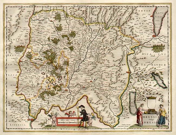 19-Europe and France Map By Willem Janszoon Blaeu