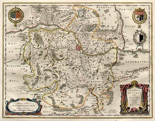 79-Europe and France Map By Willem Janszoon Blaeu