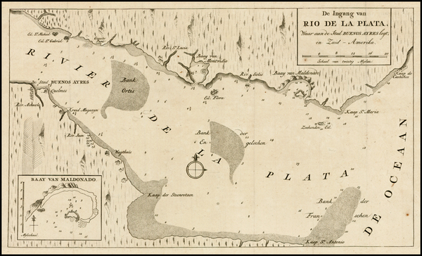 87-South America Map By Isaak Tirion