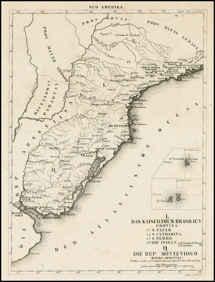 11-South America and Brazil Map By Schleiben