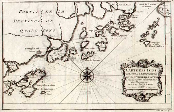 13-Asia, China and Southeast Asia Map By Jacques Nicolas Bellin