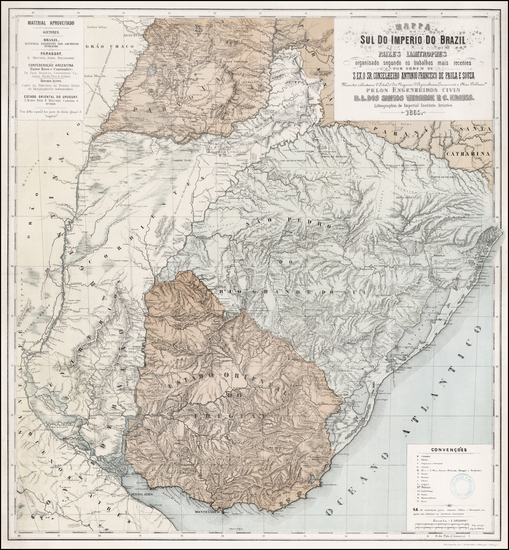 42-Brazil Map By Werneck and Krauss