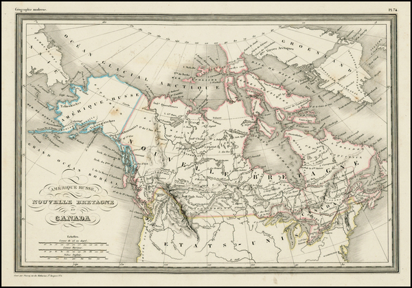 58-Alaska and Canada Map By Thierry