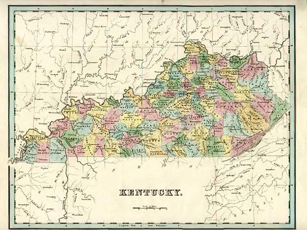 34-South Map By Thomas Gamaliel Bradford