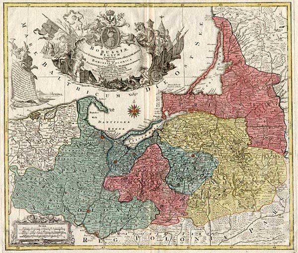 45-Europe, Poland, Baltic Countries and Germany Map By Tobias Conrad Lotter