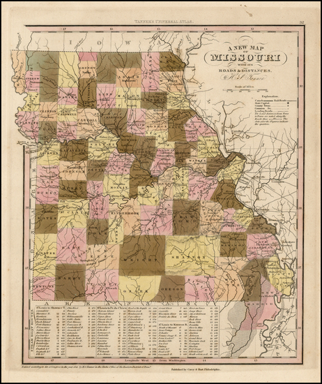 22-Midwest and Plains Map By Henry Schenk Tanner