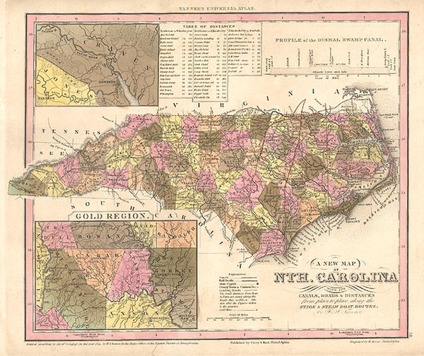 82-Southeast Map By Henry Schenk Tanner