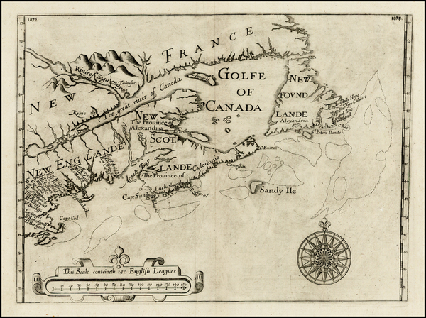 63-New England and Canada Map By William Alexander