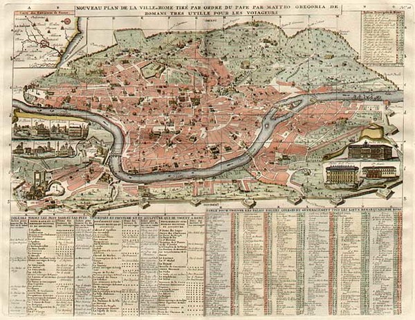 67-Europe and Italy Map By Henri Chatelain