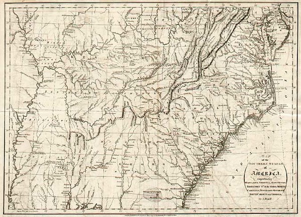 24-Mid-Atlantic, South, Southeast and Midwest Map By John Russell