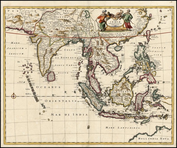 44-Asia, China, India, Southeast Asia, Australia & Oceania and Australia Map By Frederick De W