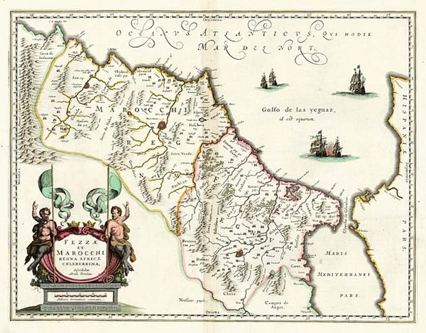 98-Africa and North Africa Map By Willem Janszoon Blaeu