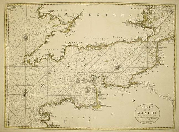 67-Europe, British Isles and France Map By Alexis-Hubert Jaillot