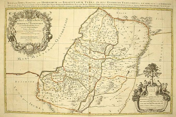 7-Asia and Holy Land Map By Alexis-Hubert Jaillot