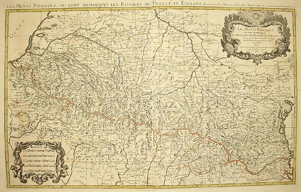 22-Europe, France and Spain Map By Alexis-Hubert Jaillot