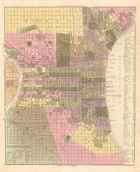 87-Mid-Atlantic Map By Henry Schenk Tanner