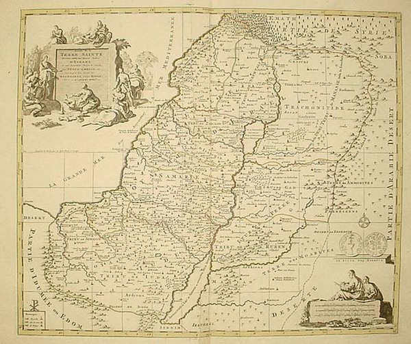 77-Asia and Holy Land Map By Johannes Covens  &  Pierre Mortier