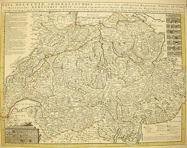 100-Europe and Switzerland Map By Johannes Covens  &  Pierre Mortier