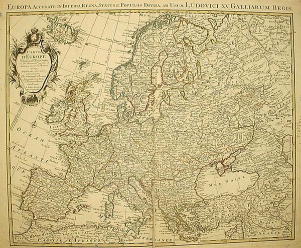 21-Europe and Europe Map By Johannes Covens  &  Pierre Mortier