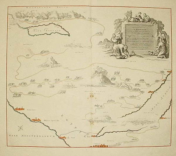 52-Asia, Middle East and Holy Land Map By Pierre Mortier