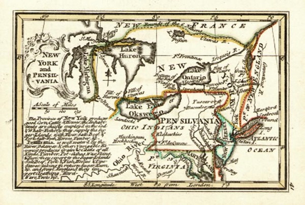 4-Mid-Atlantic, Midwest and Canada Map By John Gibson