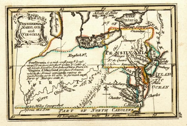 66-Mid-Atlantic, Southeast and Midwest Map By John Gibson