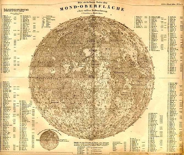 59-World, World, Celestial Maps and Curiosities Map By Adolf Stieler