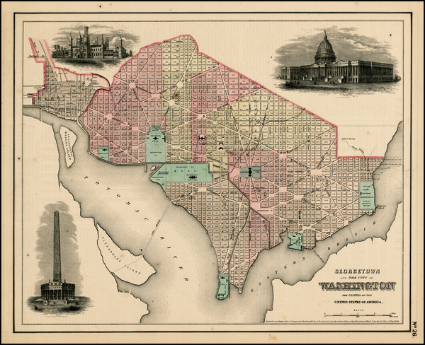 16-Mid-Atlantic Map By Joseph Hutchins Colton