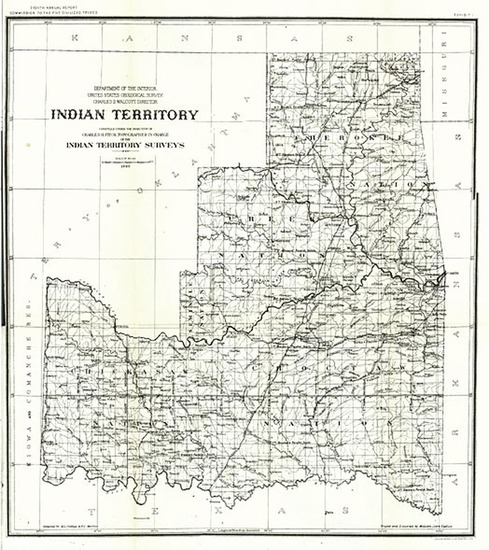 44-Plains and Southwest Map By United States Department of the Interior