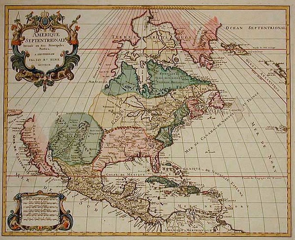 12-North America Map By Jan Barend Elwe