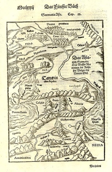 50-Europe, Russia, Asia, Central Asia & Caucasus and Russia in Asia Map By Sebastian Munster