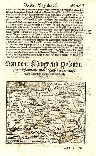 71-Europe, Poland, Russia, Baltic Countries and Germany Map By Sebastian Munster