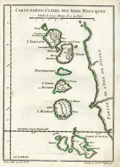 97-India and Southeast Asia Map By Jacques Nicolas Bellin