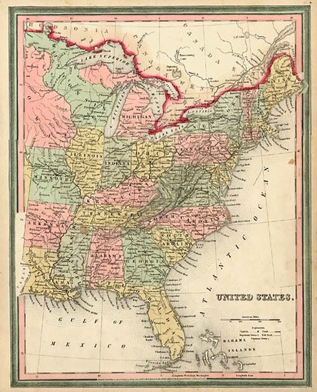 78-United States Map By Henry Schenk Tanner