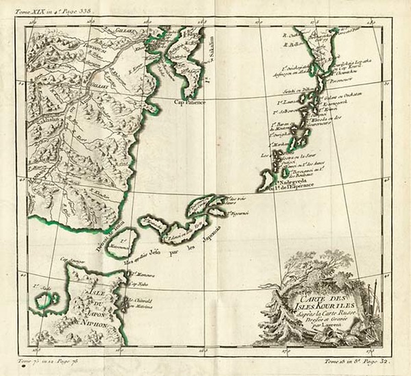 35-Asia, China, Japan, Central Asia & Caucasus and Russia in Asia Map By La Harpe