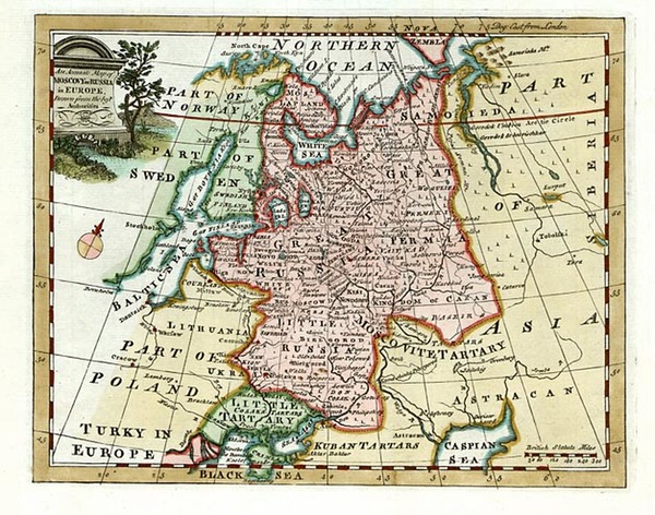 2-Europe, Russia, Baltic Countries and Scandinavia Map By William Guthrie