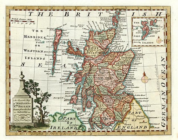 69-Europe and British Isles Map By William Guthrie