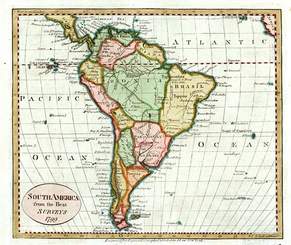 62-South America Map By John Payne