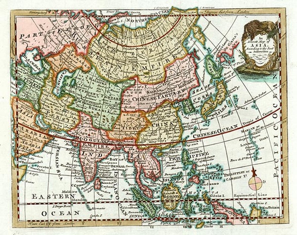 20-Asia and Asia Map By William Guthrie